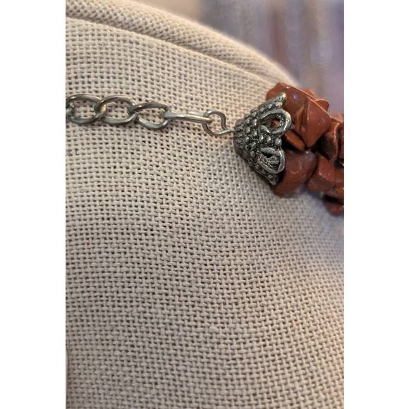 EsMor Three Strand Jasper Stone Necklace - Picture 5 of 7